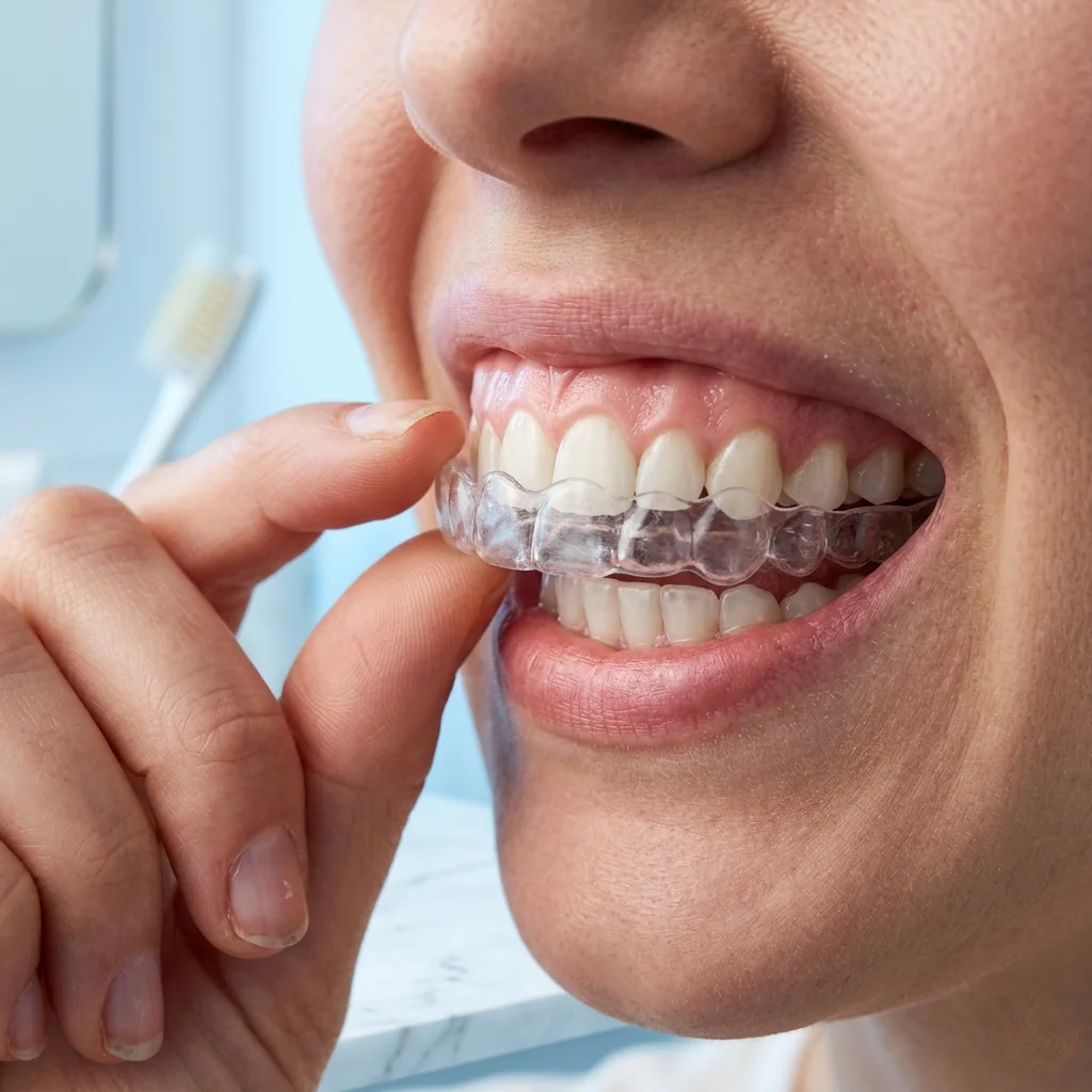 Invisalign requires fewer in-office appointments than braces